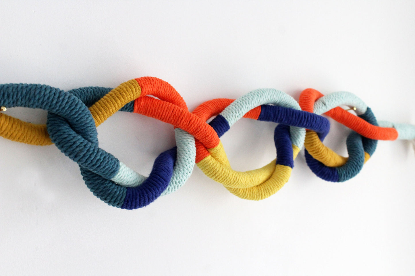 Contemporary Nautical Knot Fiber Art — The Bauhaus Palette