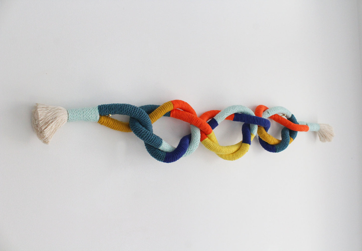 Contemporary Nautical Knot Fiber Art — The Bauhaus Palette