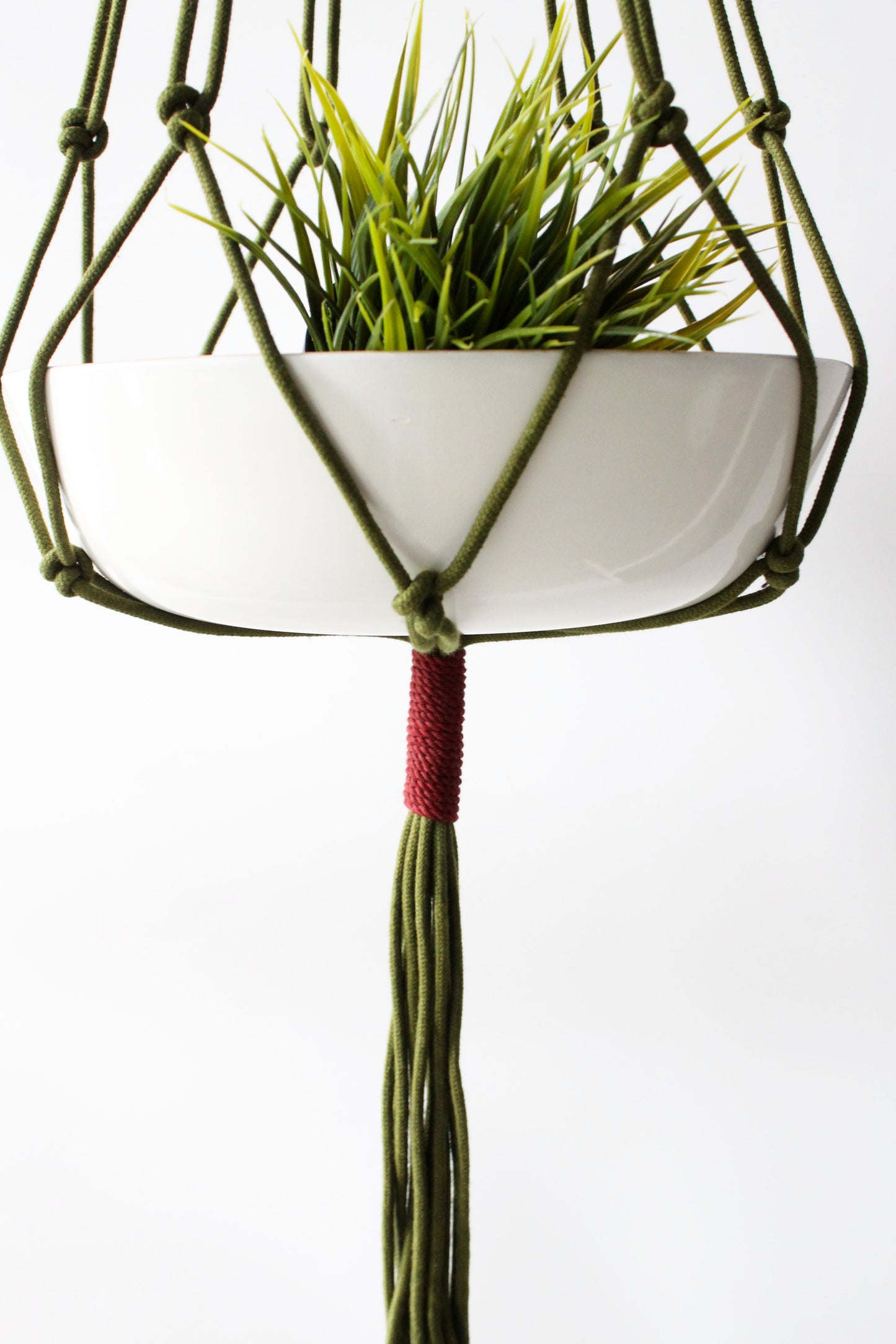 Macrame Plant Hanger, 37” - Moss & Ember