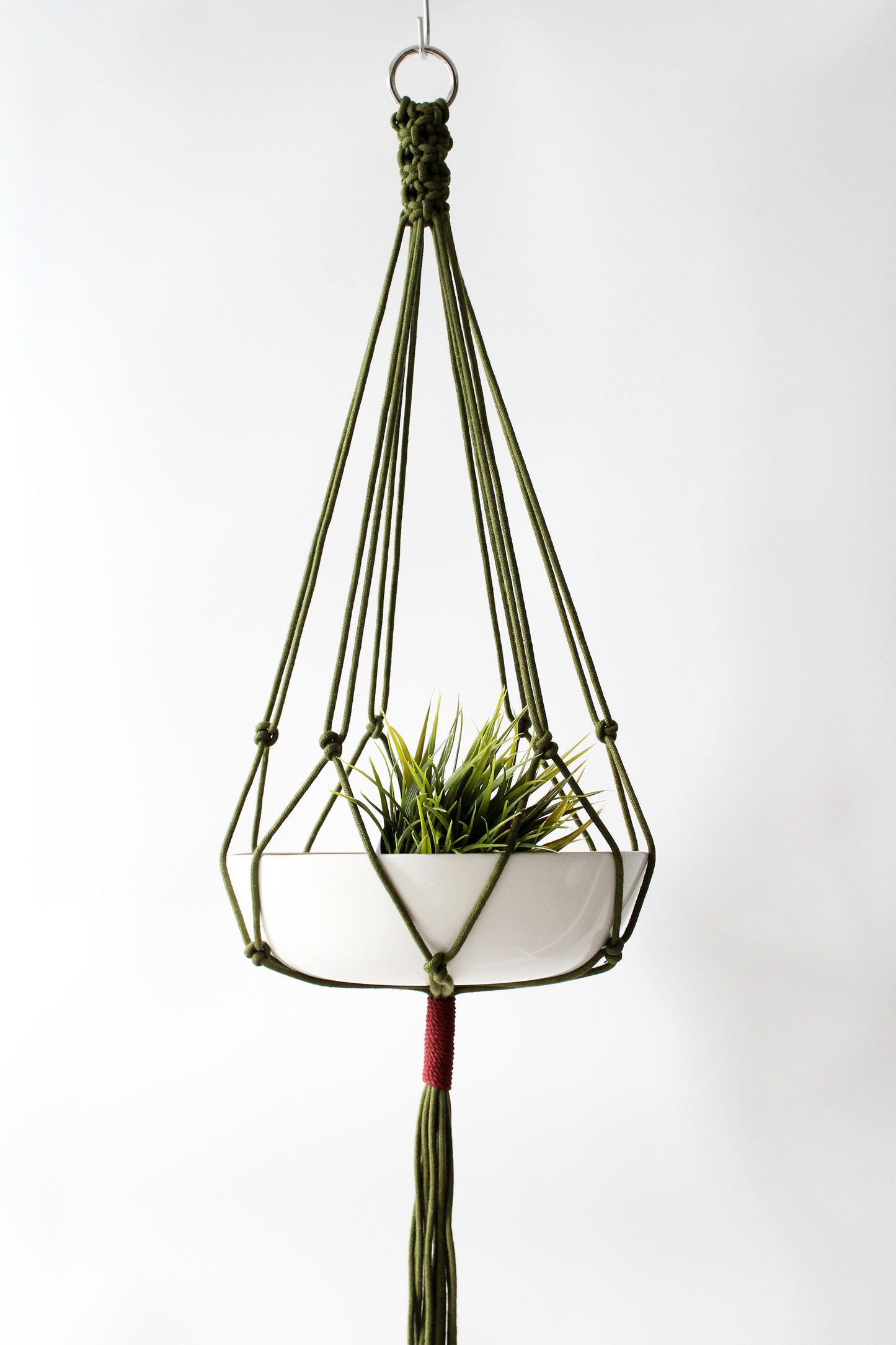 Macrame Plant Hanger, 37” - Moss & Ember