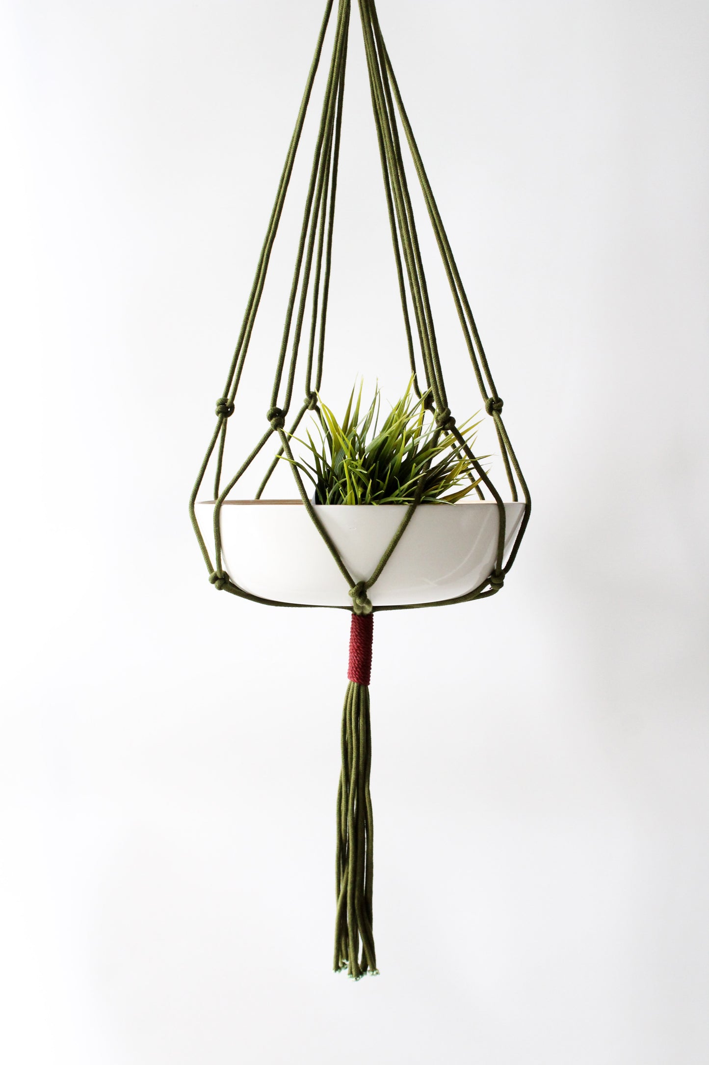 Macrame Plant Hanger, 37” - Moss & Ember
