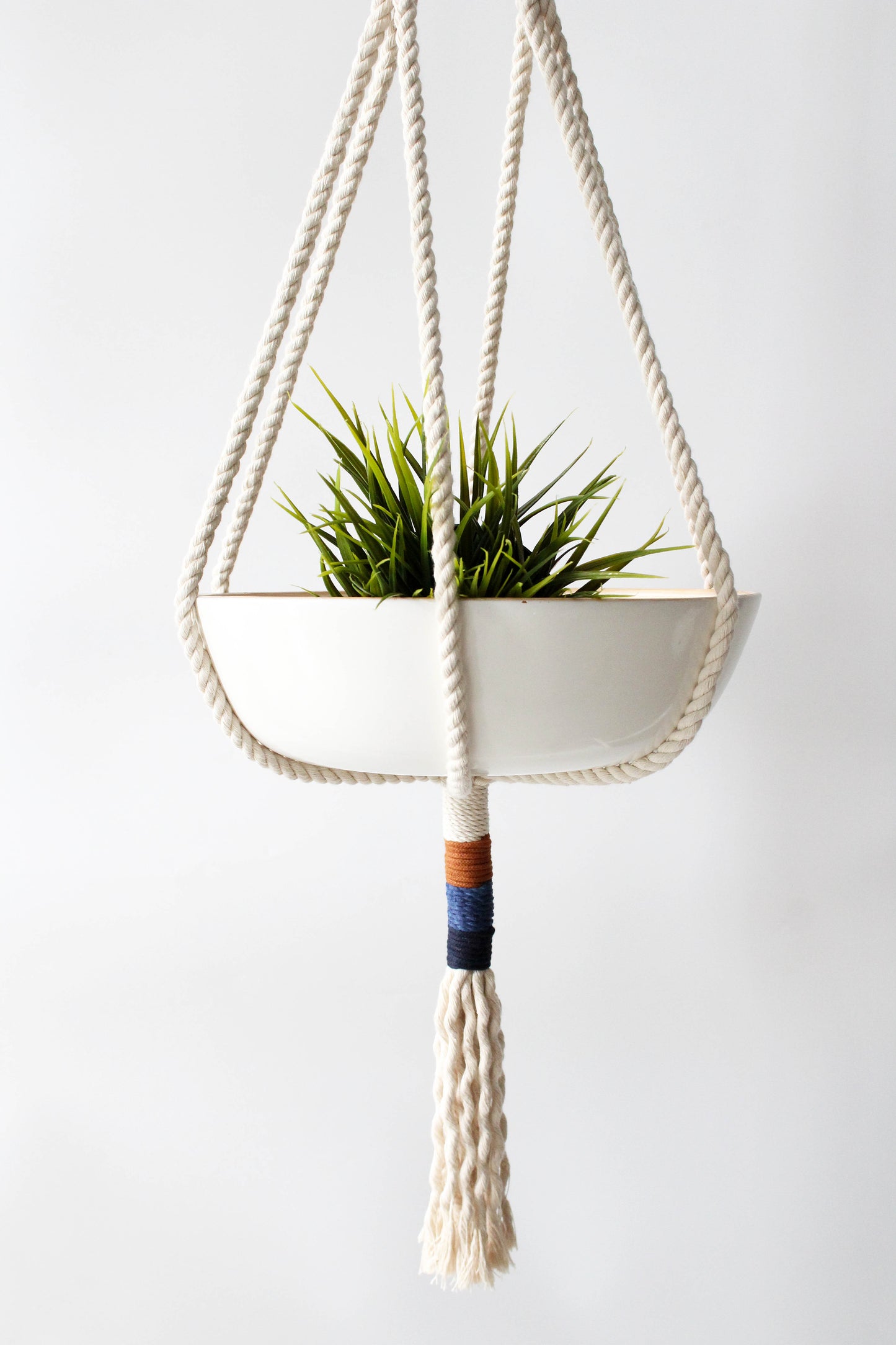 Macrame Plant Hanger, 37" - The Midnight Horizon