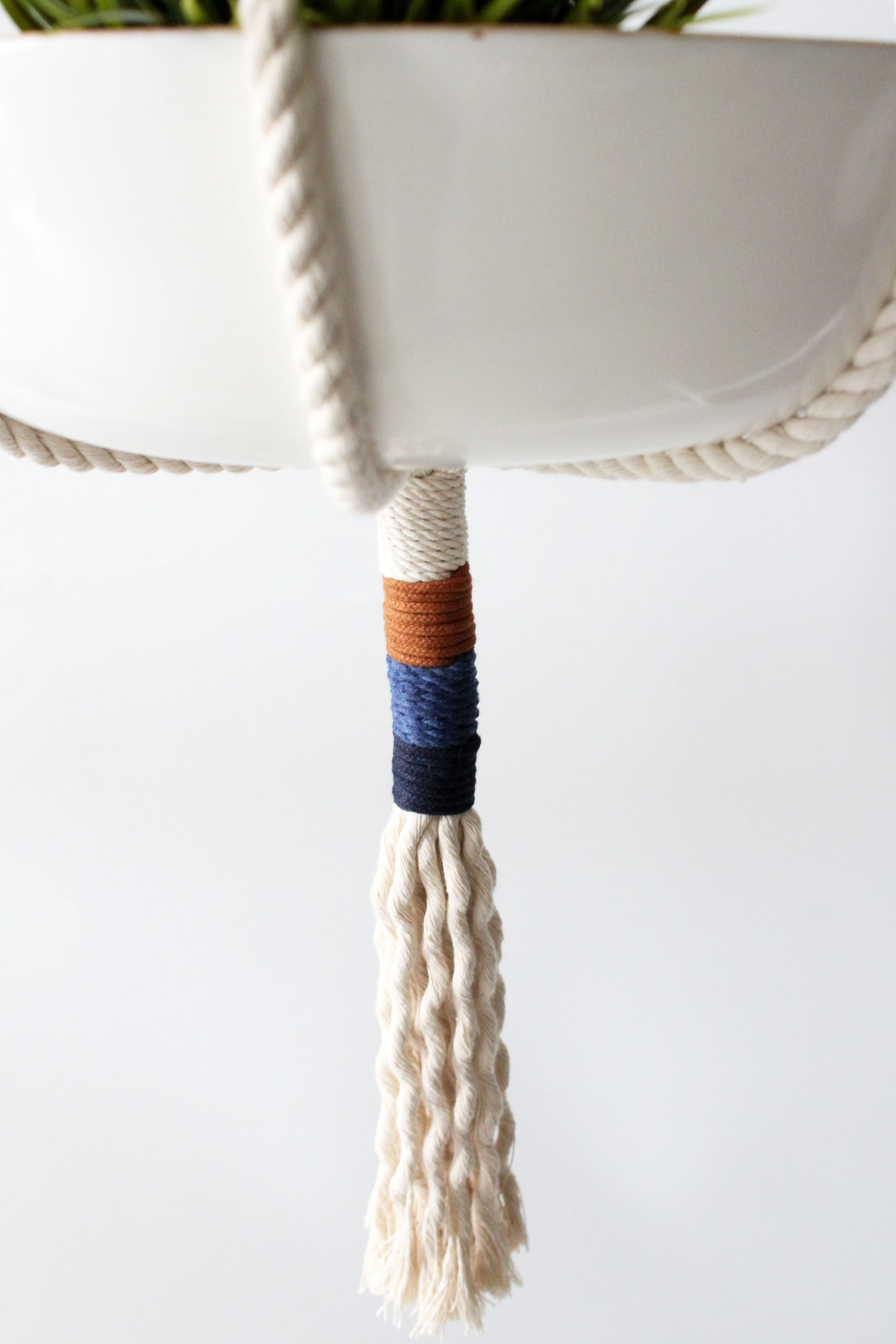 Macrame Plant Hanger, 37" - The Midnight Horizon